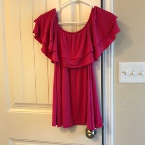 Off shoulders tank top